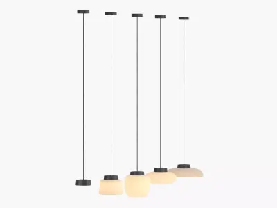 Devorm Straight Pendant Lamps 3D model