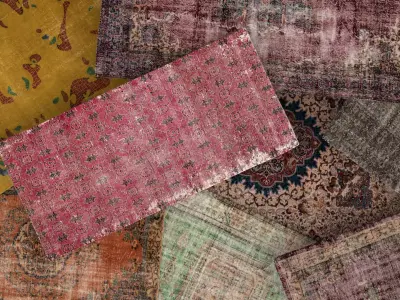 Carpets vintage turkish vol 07 3D model