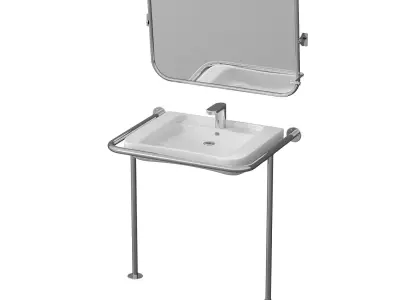 Washbasin for disaabled people  3D model