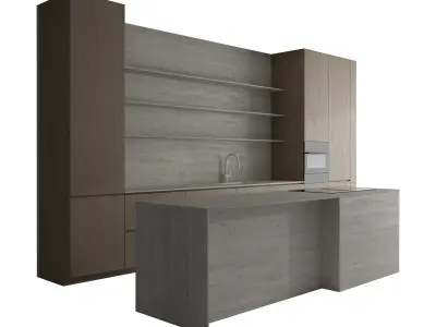 Kitchen set 19 3D model