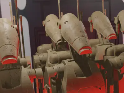 Star Wars B1 Battle Droid 3D model