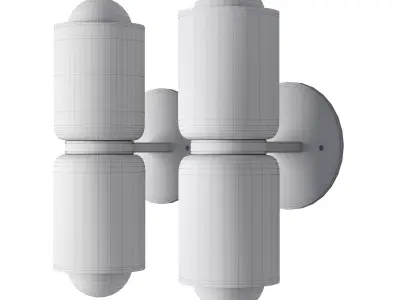 Terra 2 Wall Light Low-poly 3D model