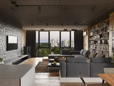 interior 3dsmax scene 3D model