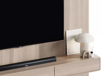 Tv Wall 63 3D model