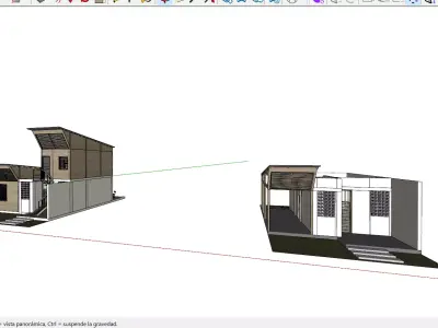 Incremental Rural House - Modular Housing System - 3d and dwg 3D model