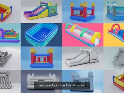 Inflatable Pack - Low Poly