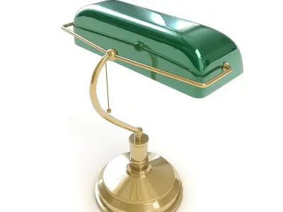 Banker Lamp 3D model