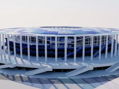 Nizhny Novgorod Stadium - Russia 3D model