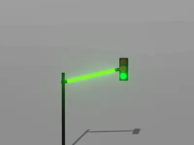 traffic lights Free 3D model shop