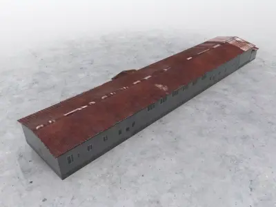 LBSF Storage 2 Low-poly 3D model