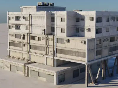 Building Pack  Low-poly 3D model