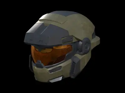 HALO Grenadier helmet 3d print file 3D print model