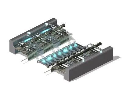 Satellite City - Bridge 01 3D model