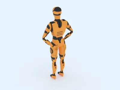 Female Robot 3 - FR03 3D print model