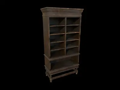 Vintage Cupboard  Low-poly 3D model