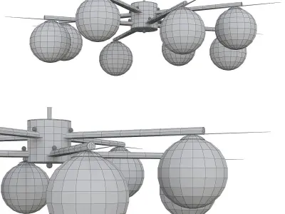 CHANDELIER VENEZIA 3d model Low-poly 3D model