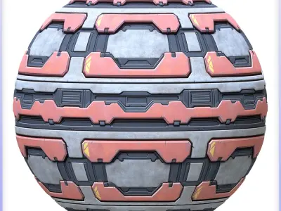 SciFi Seamless Texture Texture 33