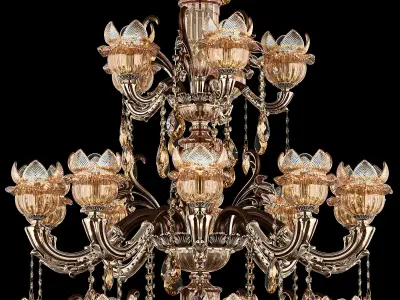 MD 89360-34 Osgona Chandelier 3D model