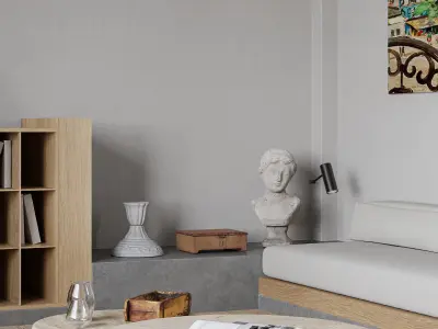 apartment interior scenes    3D model get
