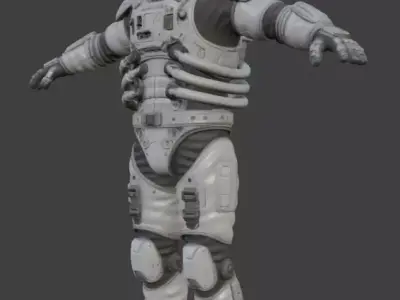Astronaut Spacesuit 3D Model 3D model