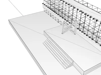 concert scene  3D model