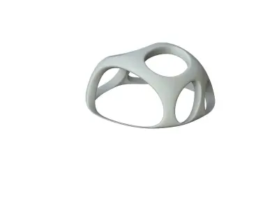 SciFi Cube Object No 49616 Low Poly Shape Low-poly 3D model