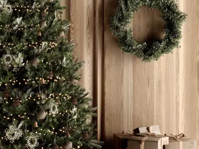 Christmas-tree-set07 3D model