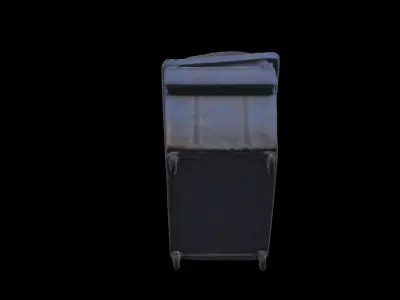 Trash Container PBR Free low-poly 3D model