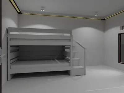 Bunk  Mattress Free 3D model