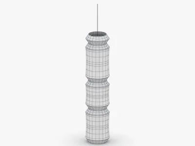 1508 - Hanging Lamp Low-poly 3D model