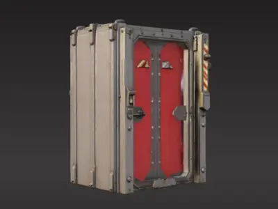 scifi lift 3D print model