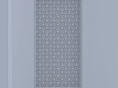 3d screen window Low-poly 3D model