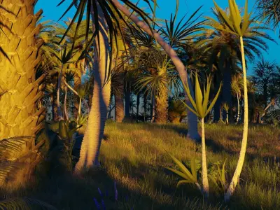 Tropical Forest 3D model