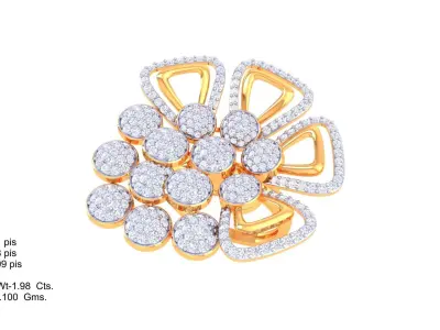 Women Ring MTL 3dm STL OBJ FBX Details 3D print model 16
