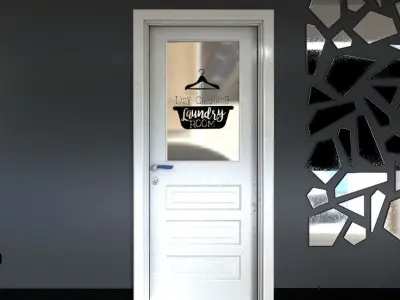 Echise Bruno - Door Set Low-poly 3D model