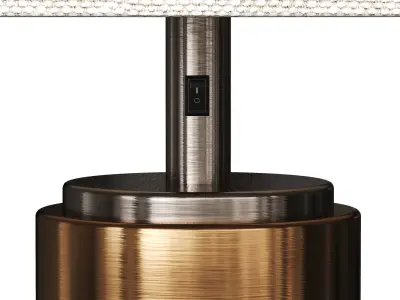 Pillar Floor Lamp Low-poly 3D model