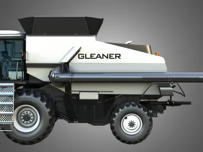 S96 - Combine Harvester - without Harvester Header 3D model