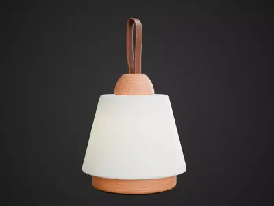 Teddy Table Lamp Low-poly 3D model