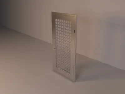 aluminum door  3D model
