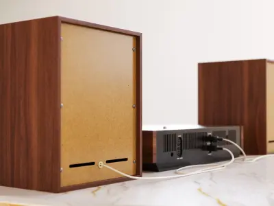 Retro Hi-Fi Cassette player N2400 3D model