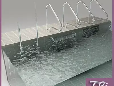 SWIMMING POOL LADDERS 3D model