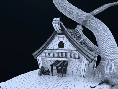 Exterior 3d model 3D model purchase