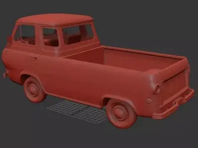 F E series Mk1 Econoline Pickup 1963 3D print model