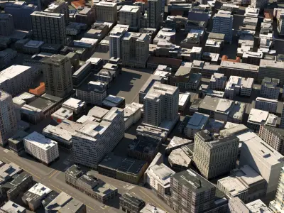 City 121 Low-poly 3D model