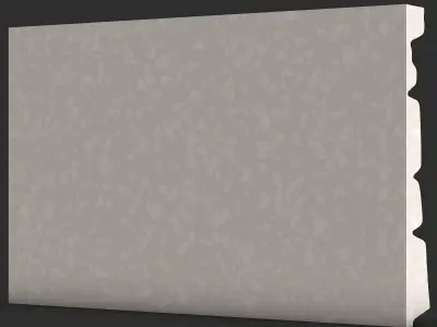 Cracked Stone Wall Game Ready 3D print model