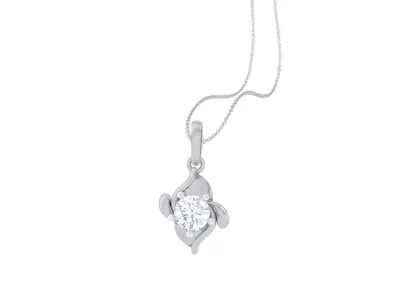 Light Solitaire Pendant Earrings Set 3dm stl obj mtl gltf glb 3D print model