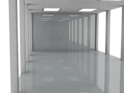 Sci Fi Interior 3D model 59
