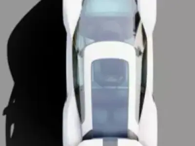 2018 Audi PB18 E-tron Concept THX  Low-poly 3D model