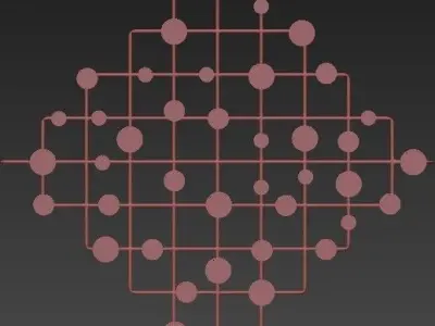 Wall mirror 15 3D model