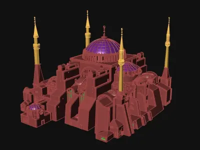 Hagia Sophia 3D model 3D print model